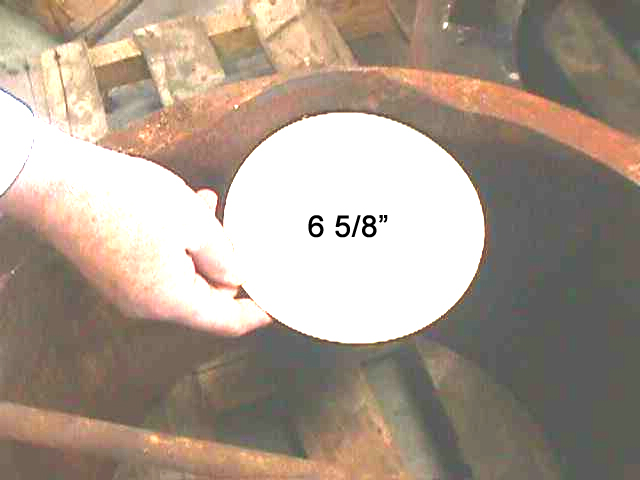 Figure 5: Wear Groove in Upper Element of Flex Joint